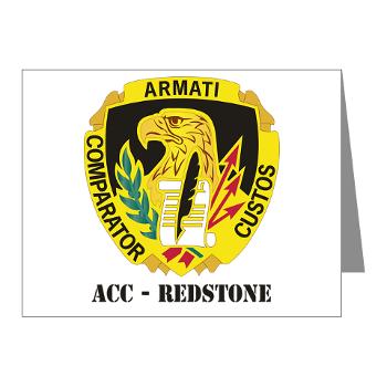 ACCR - M01 - 02 - DUI - ACC - Redstone with Text - Note Cards (Pk of 20)