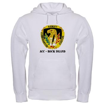 ACCRI - A01 - 03 - DUI - ACC - Rock Island with text - Hooded Sweatshirt