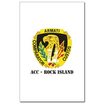ACCRI - M01 - 02 - DUI - ACC - Rock Island with text - Mini Poster Print