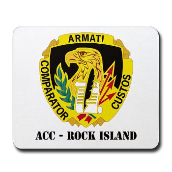 ACCRI - M01 - 03 - DUI - ACC - Rock Island with text - Mousepad