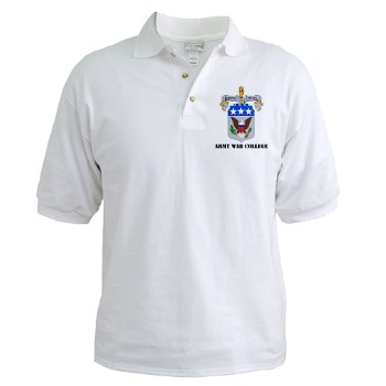 carlisle - A01 - 04 - DUI - Army War College with Text Golf Shirt
