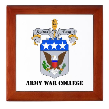 carlisle - M01 - 03 - DUI - Army War College with Text Keepsake Box