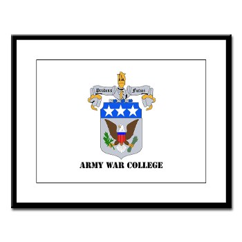 carlisle - M01 - 02 - DUI - Army War College with Text Large Framed Print - Click Image to Close