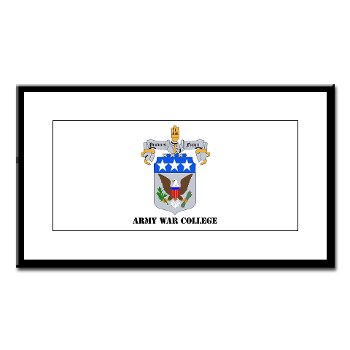 carlisle - M01 - 02 - DUI - Army War College with Text Small Framed Print
