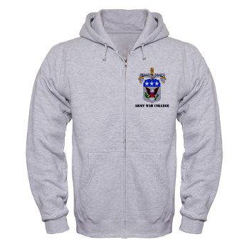 carlisle - A01 - 03 - DUI - Army War College with Text Zip Hoodie - Click Image to Close