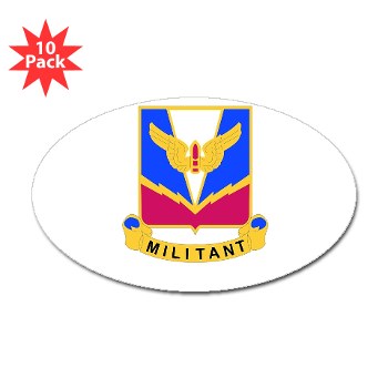 ADASchool - M01 - 01 - DUI - Air Defense Artillery Center/School Sticker (Oval 10 pk)
