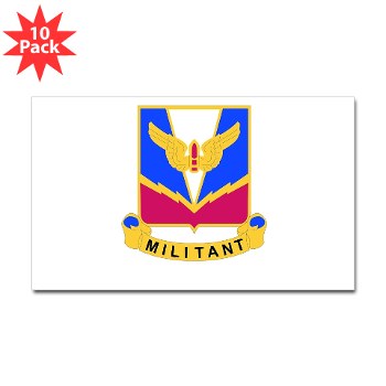 ADASchool - M01 - 01 - DUI - Air Defense Artillery Center/School Sticker (Rectangle 10 pk)