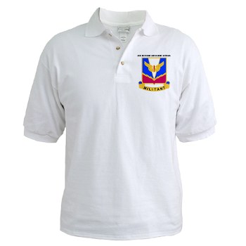 ADASchool - A01 - 04 - DUI - Air Defense Artillery Center/School with Text Golf Shirt - Click Image to Close