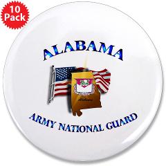 ALABAMAARNG - M01 - 01 - Alabama Army National Guard - 3.5" Button (10 pack)