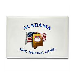 ALABAMAARNG - M01 - 01 - Alabama Army National Guard - Rectangle Magnet (10 pack)