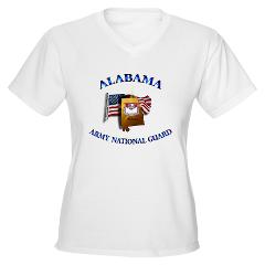 ALABAMAARNG - A01 - 04 - Alabama Army National Guard - Women's V-Neck T-Shirt