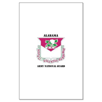 ALABAMAARNG - M01 - 02 - DUI - Alabama Army National Guard with text - Large Poster - Click Image to Close