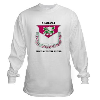 ALABAMAARNG - A01 - 03 - DUI - Alabama Army National Guard with text - Long Sleeve T-Shirt - Click Image to Close