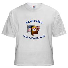 ALABAMAARNG - A01 - 04 - Alabama Army National Guard - White t-Shirt
