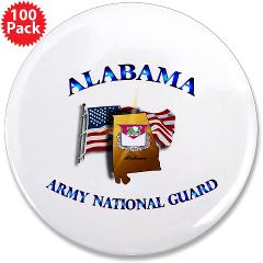 ALABAMAARNG - M01 - 01 - Alabama Army National Guard - 3.5" Button (100 pack)
