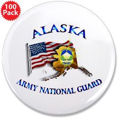 ALASKAARNG - M01 - 01 - DUI - Alaska National Guard 3.5" Button (100 pack)