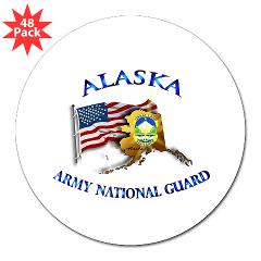 ALASKAARNG - M01 - 01 - DUI - Alaska National Guard 3" Lapel Sticker (48 pk)