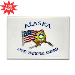 ALASKAARNG - M01 - 01 - DUI - Alaska National Guard Rectangle Magnet (100 pack) - Click Image to Close