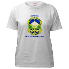 ALASKAARNG - A01 - 04 - DUI - Alaska National Guard with text Women's T-Shirt