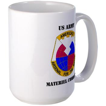 AMC - M01 - 03 - DUI - Army Materiel Command with Text - Large Mug