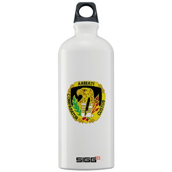 AMCUSACC - M01 - 03 - DUI - USA Contracting Command - Sigg Water Bottle 1.0L - Click Image to Close
