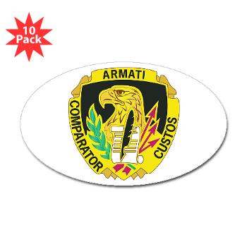AMCUSACC - M01 - 01 - DUI - USA Contracting Command - Sticker (Oval 10 pk)