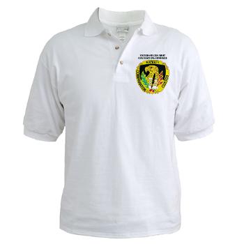 AMCUSACC - A01 - 04 - DUI - USA Contracting Command with text - Golf Shirt