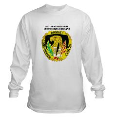 AMCUSACC - A01 - 03 - DUI - USA Contracting Command with text - Long Sleeve T-Shirt