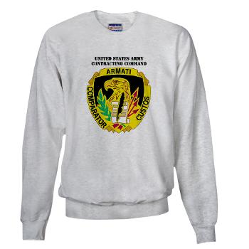 AMCUSACC - A01 - 03 - DUI - USA Contracting Command with text - Sweatshirt