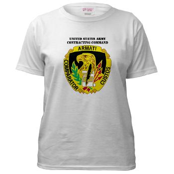 AMCUSACC - A01 - 04 - DUI - USA Contracting Command with text - Women's T-Shirt - Click Image to Close