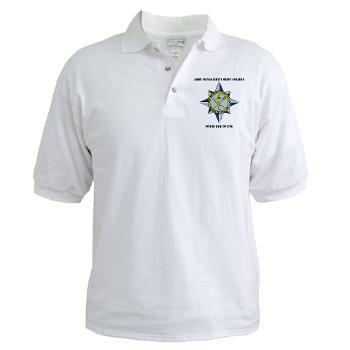 AMSCC - A01 - 04 - DUI - Army Management Staff College Students with Text - Golf Shirt - Click Image to Close