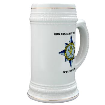 AMSCC - M01 - 03 - DUI - Army Management Staff College Students with Text - Stein - Click Image to Close