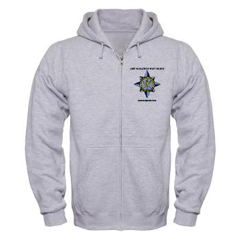 AMSCC - A01 - 03 - DUI - Army Management Staff College Students with Text - Zip Hoodie
