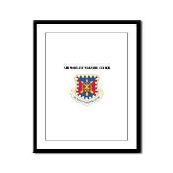 AMWC - M01 - 02 - Air Mobility Warfare Center with Text - Framed Panel Print - Click Image to Close