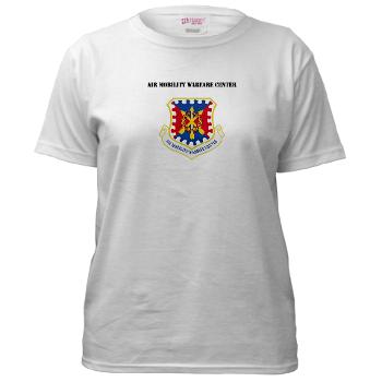 AMWC - A01 - 04 - Air Mobility Warfare Center with Text - Women's T-Shirt