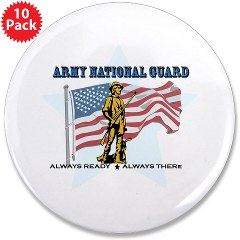ANG - M01 - 01 - Army National Guard 3.5" Button (10 pack)