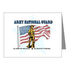 ANG - M01 - 02 - Army National Guard Note Cards (Pk of 20) - Click Image to Close