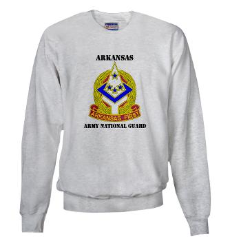 ARARNG - A01 - 03 - DUI - Arkansas Army National Guard With Text - Sweatshirt