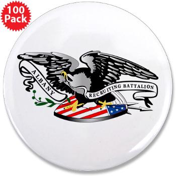 ARB - M01 - 01 - DUI - Albany Recruiting Bn - 3.5" Button (100 pack) - Click Image to Close