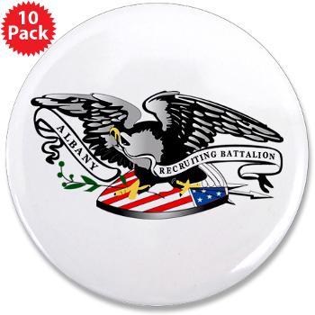 ARB - M01 - 01 - DUI - Albany Recruiting Bn - 3.5" Button (10 pack)