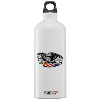 ARB - M01 - 03 - DUI - Albany Recruiting Bn - Sigg Water Bottle 1.0L - Click Image to Close