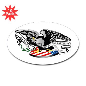 ARB - M01 - 01 - DUI - Albany Recruiting Bn - Sticker (Oval 10 pk)