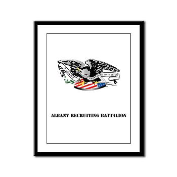 ARB - M01 - 02 - DUI - Albany Recruiting Bn with Text - Framed Panel Print - Click Image to Close