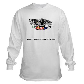 ARB - A01 - 03 - DUI - Albany Recruiting Bn with Text - Long Sleeve T-Shirt - Click Image to Close