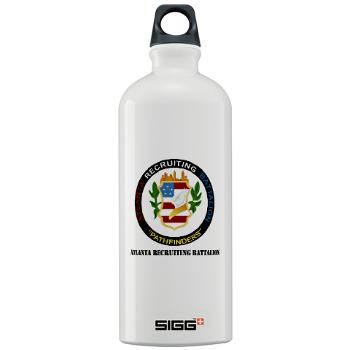 ARB - M01 - 03 - DUI - Atlanta Recruiting Bn with Text Sigg Water Bottle 1.0L - Click Image to Close