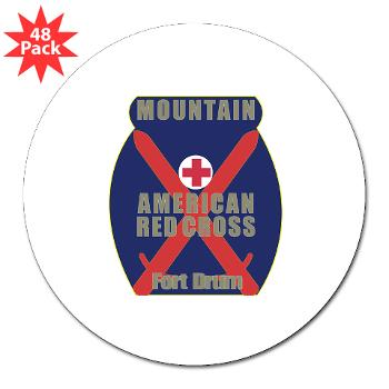 ARC - M01 - 01 - American Red Cross (ARC) - 3" Lapel Sticker (48 pk)