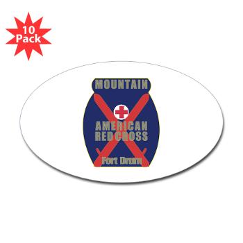 ARC - M01 - 01 - American Red Cross (ARC) - Sticker (Oval 10 pk)