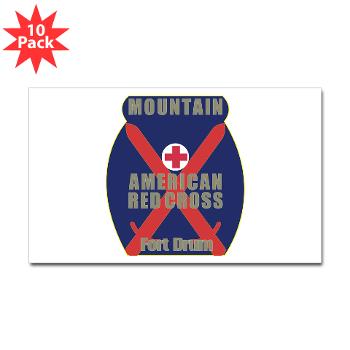 ARC - M01 - 01 - American Red Cross (ARC) - Sticker (Rectangle 10 pk)