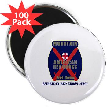 ARC - M01 - 01 - American Red Cross (ARC) with Text - 2.25" Magnet (100 pack) - Click Image to Close