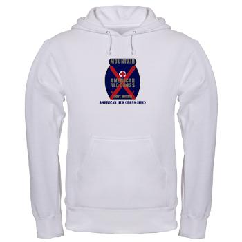 ARC - A01 - 03 - American Red Cross (ARC) with Text - Hooded Sweatshirt